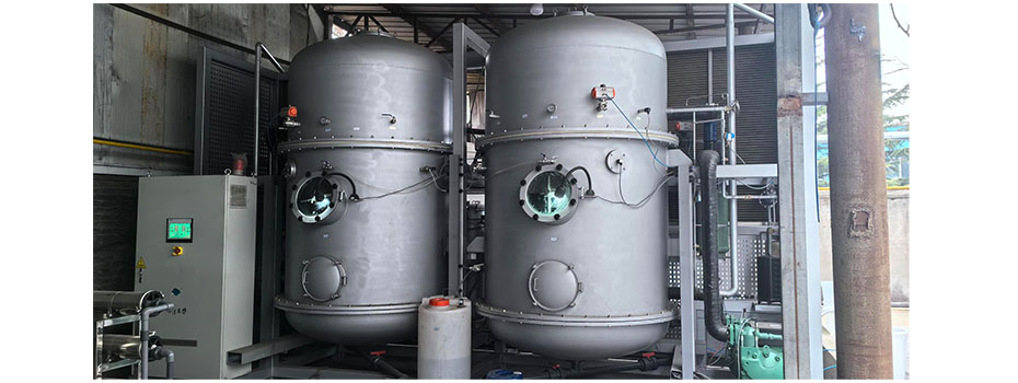 低溫蒸發(fā)工藝處理化學鎳廢水項目現場